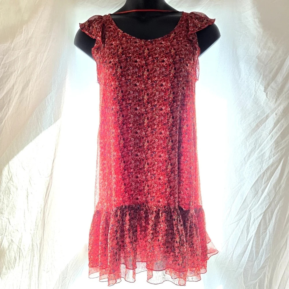 Floral Ruffle Dress - Picture 2 of 13